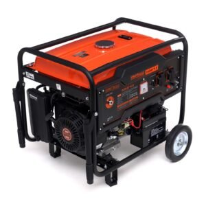 Benzininis vienfazis elektros generatorius 6,5 kW / 7 kW KD3143