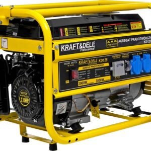 Benzininis vienfazis elektros generatorius KRAFT&DELE KD125 3.8 kW