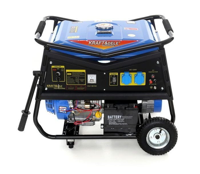 Benzininis vienfazis elektros generatorius 5000W 230V/12V KD145 - Image 3