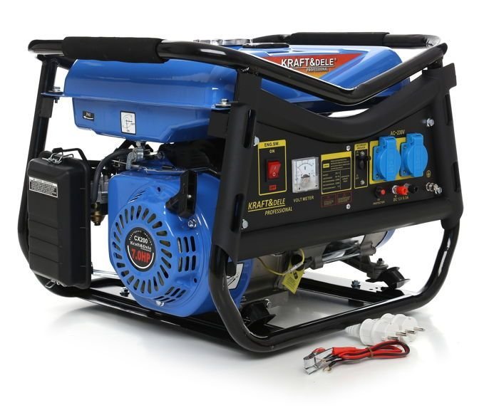 Benzininis vienfazis elektros generatorius keturtaktis Kraft & Dele KD141 2800 W - Image 3