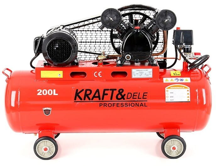 Stūmoklinis/diržinis oro kompresorius 200L 400V KD407 - Image 3