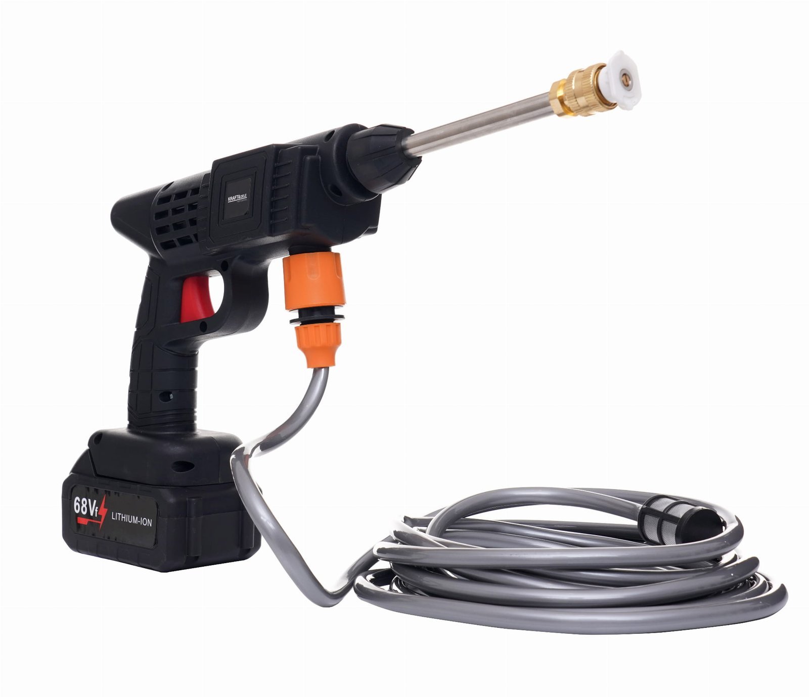 Akumuliatorinis aukšto slėgio plovimo įrenginys 2 x 68V KD663