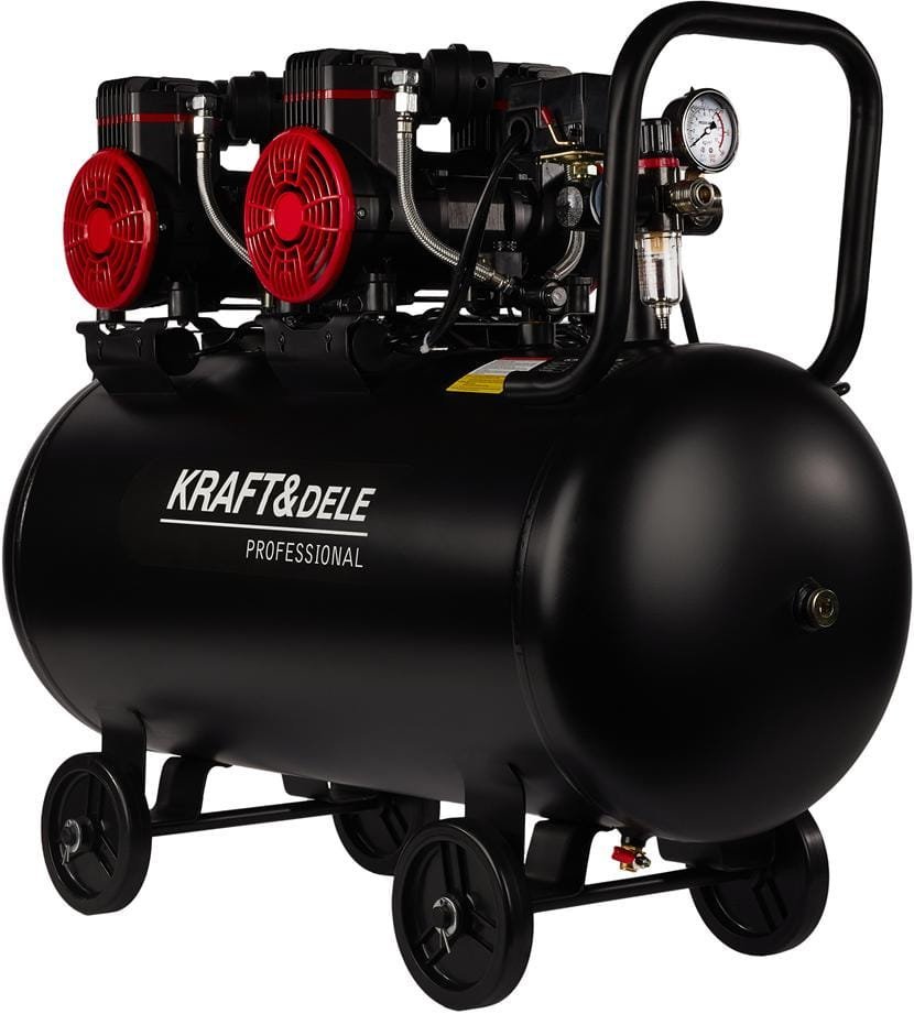 Betepalinis oro kompresorius 100L / 1500W x 2 KD1392