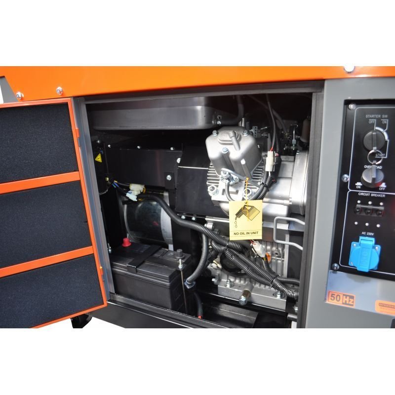 Dyzelinis trifazis elektros generatorius 12kW/13kW, 220V/380V Kraftdele KD152 - Image 3