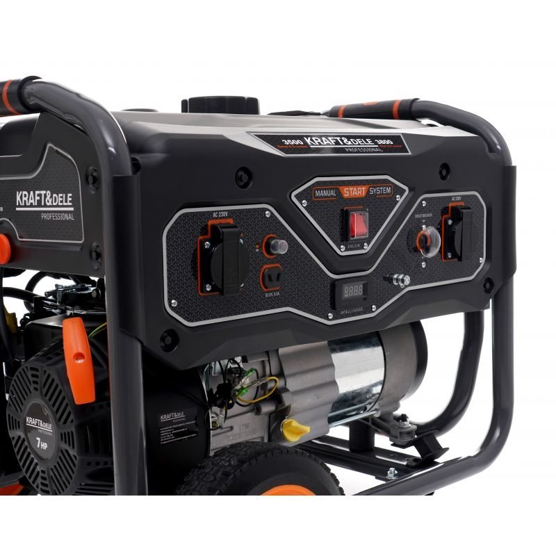 Benzininis vienfazis elektros generatorius 3,2 / 3,5KW KD695 - Image 3