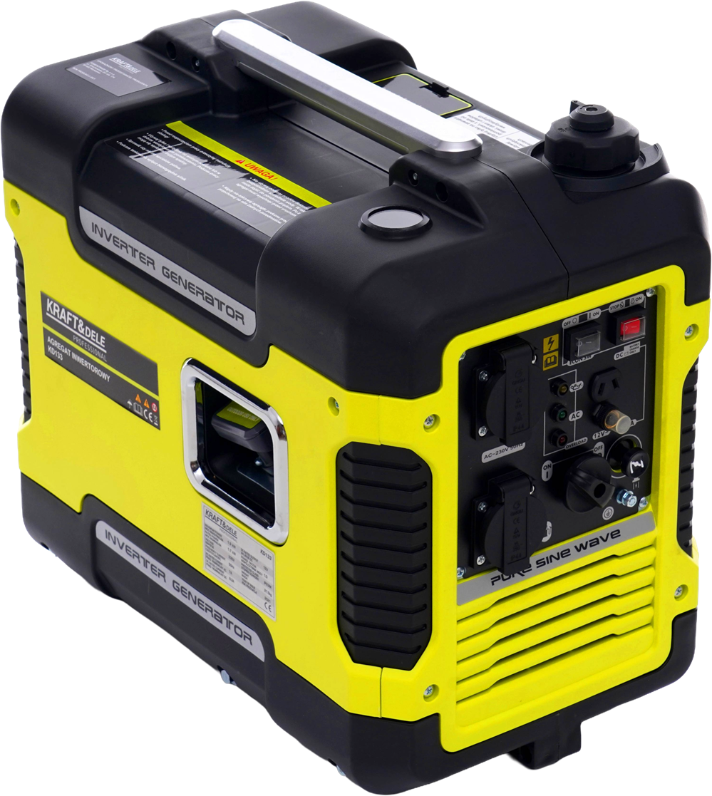 Inverterinis benzininis elektros generatorius 1900W Kraftdele KD133