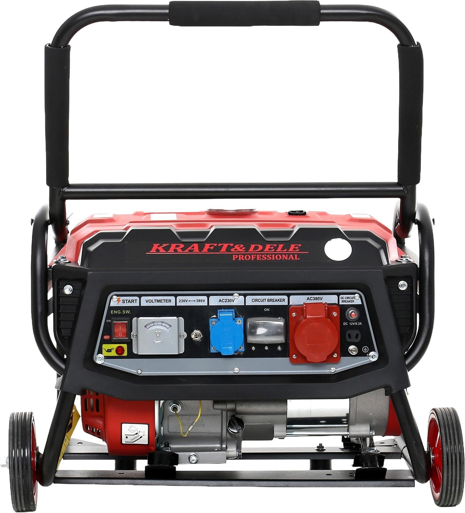Benzininis trifazis elektros generatorius 3000W 12/230/380V KD139