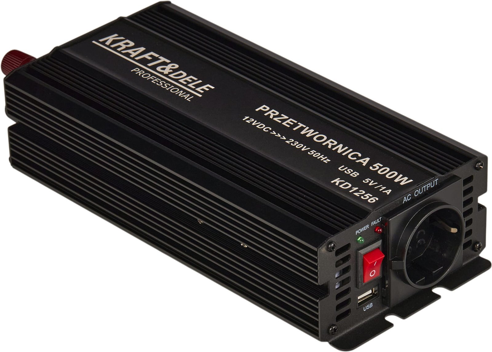 Įtampos keitiklis nuo 12V iki 230V 500/1000W KD1256