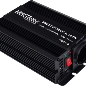 Keitiklis 12V į 230V 300W / 600W koreguota sinusinė banga KD1258