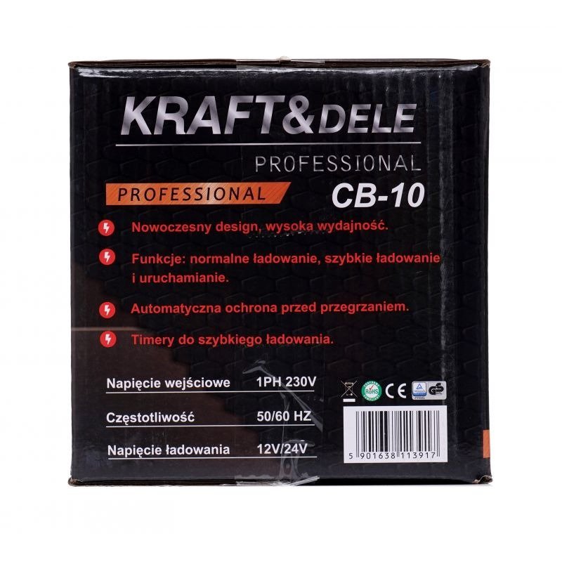 Automobilinis akumuliatoriaus įkroviklis 12 V / 24 V 10 A KD1905 - Image 4