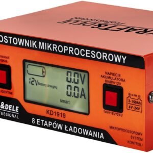 Mikroprocesorinis akumuliatorių įkroviklis KD1919 10 A 6–24 V