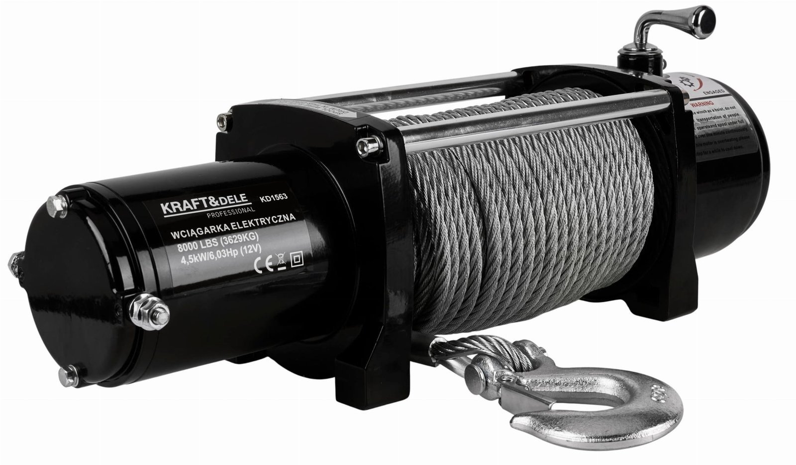 Elektrinis gervė / keltuvas KD1563 8000LBS 12V