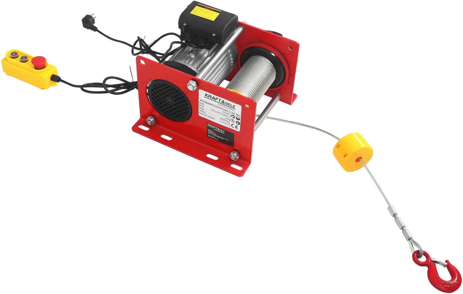 Elektrinis statybinis keltuvas 30 m 500/999 kg KD1649