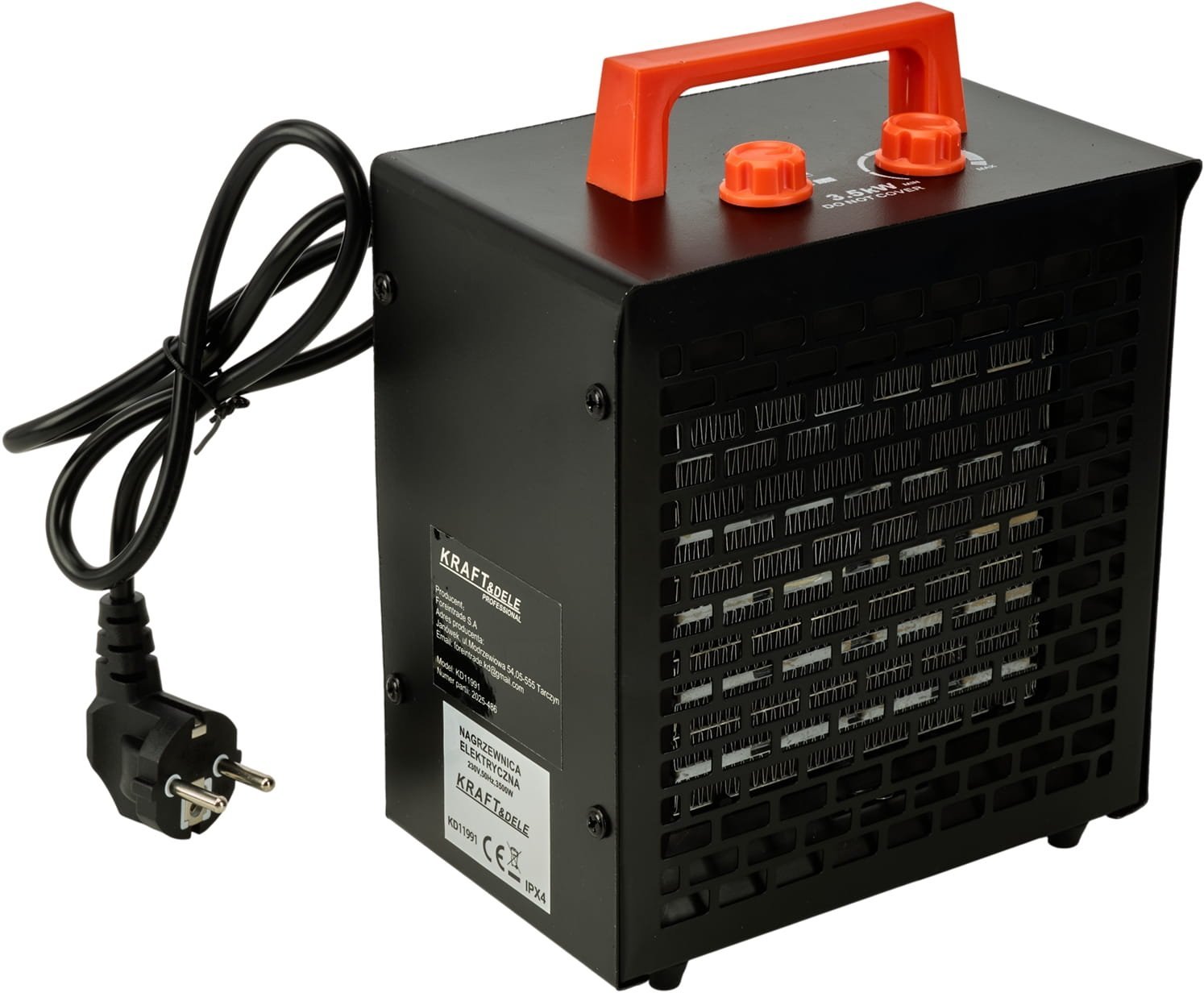 Elektrinis šildytuvas 3500 W KD11991 - Image 3