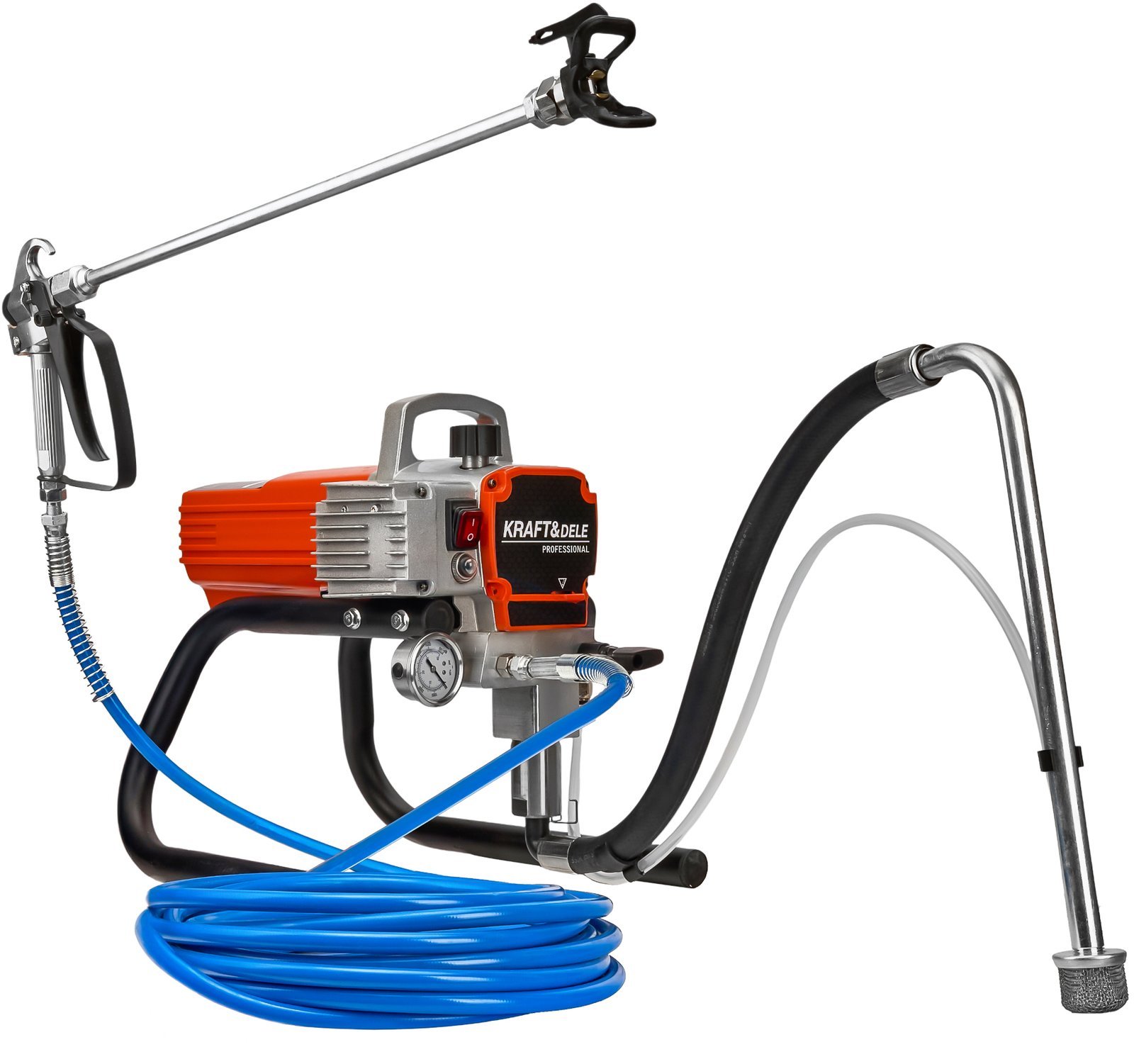 Dažymo agregatas 1500 W, 2,5 l/min su priedais KD5796