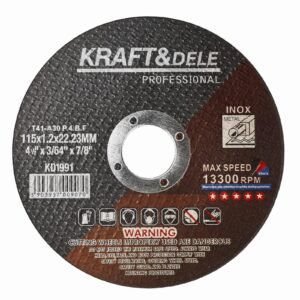 Metalo pjovimo diskas 115×1,2×22,23 mm KD1991