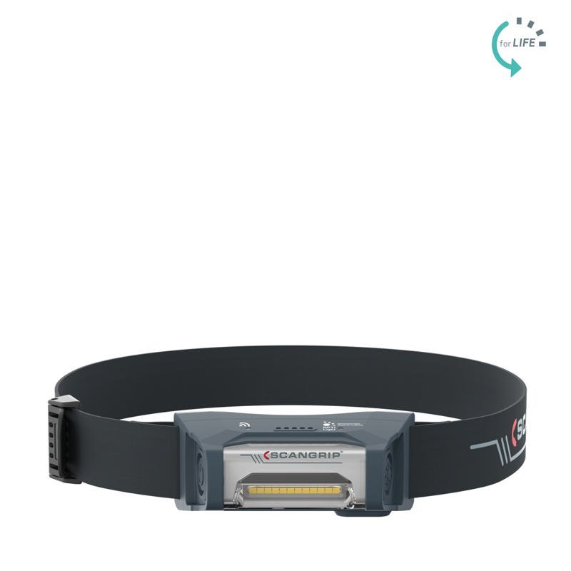 Žibintuvėlis ant galvos LED I-VIEW USB IP65 400lm, Scangrip