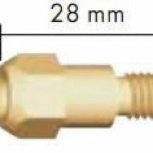 Kontaktinio antgalio laikiklis MB 36 M8/M8 L28mm, Binzel