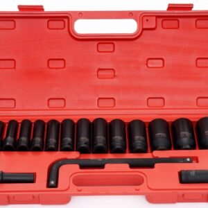 SMŪGINIŲ GALVUČIŲ RINKINYS 1/2" 10–32 mm, 16 DALIŲ KD11755