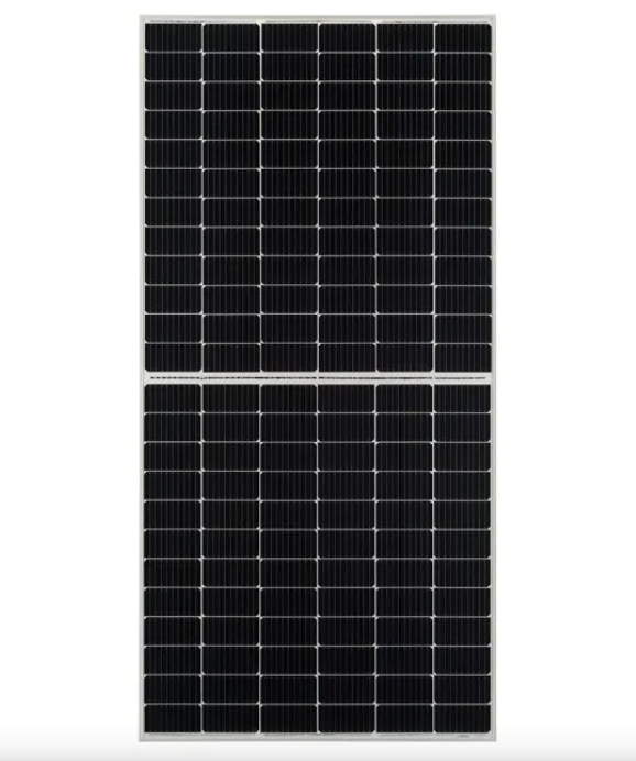Fotovoltinis saulės modulis RISEN 445W bifacialinis – sidabrinis rėmas
