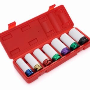 Smūginių galvučių rinkinys 7 vnt., 1/2", 79 mm KD11752