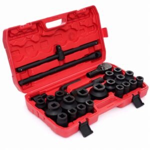Smūginių galvučių rinkinys 3/4" (6 kampų), 26 vnt. KD11758