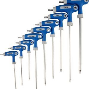 9 dalių TORX raktų komplektas su rankenomis KD10247