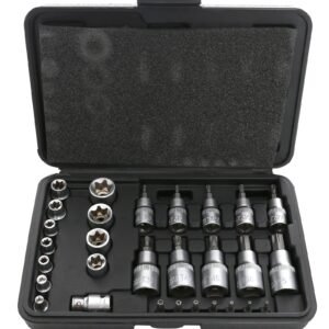 TORX galvučių ir antgalių rinkinys – 29 vnt. KD10242