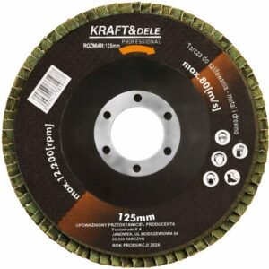 Lamelinis šlifavimo diskas 125 mm P80 KD967