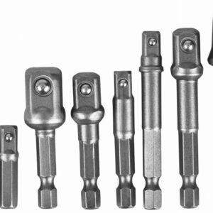 Adapterių suktuvui rinkinys 1/4"+3/8"+1/2" (8vnt)