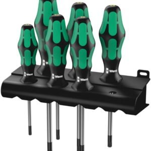 Atsuktuvų komplektas 367/6 Torx HF, Wera