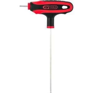 Raktas T- formos šešiakampis HEX 4 mm, su rutuline galvute 4mm, KS Tools