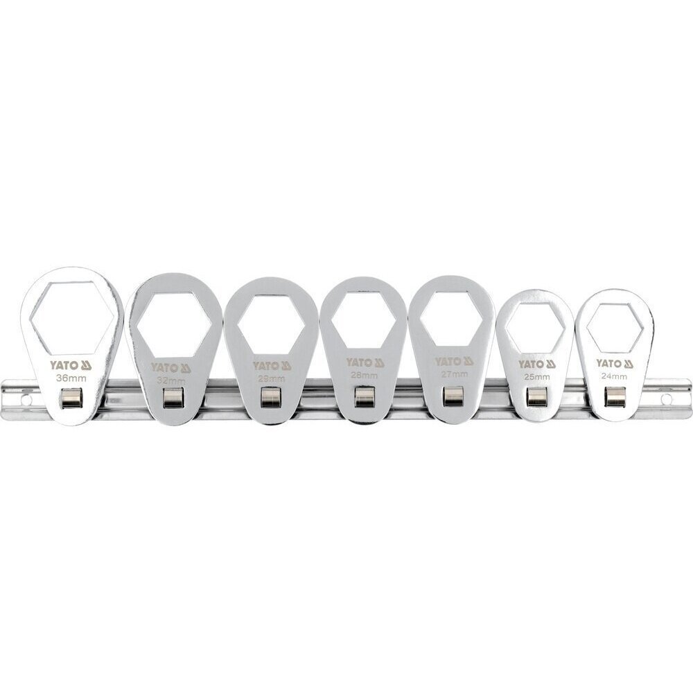 Ofsetinių tepalo filtrų raktų rink. 3/8" 7vnt.