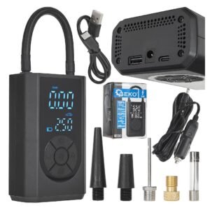 Akumuliatorinis mini kompresorius 4000 mAh, 84 W, 150 PSI GEKO G01263