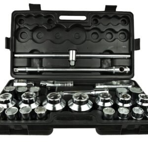 Šešiakampių galvučių rinkinys 3/4" ir 1", 21–65 mm, 26 dalys GEKO G10115