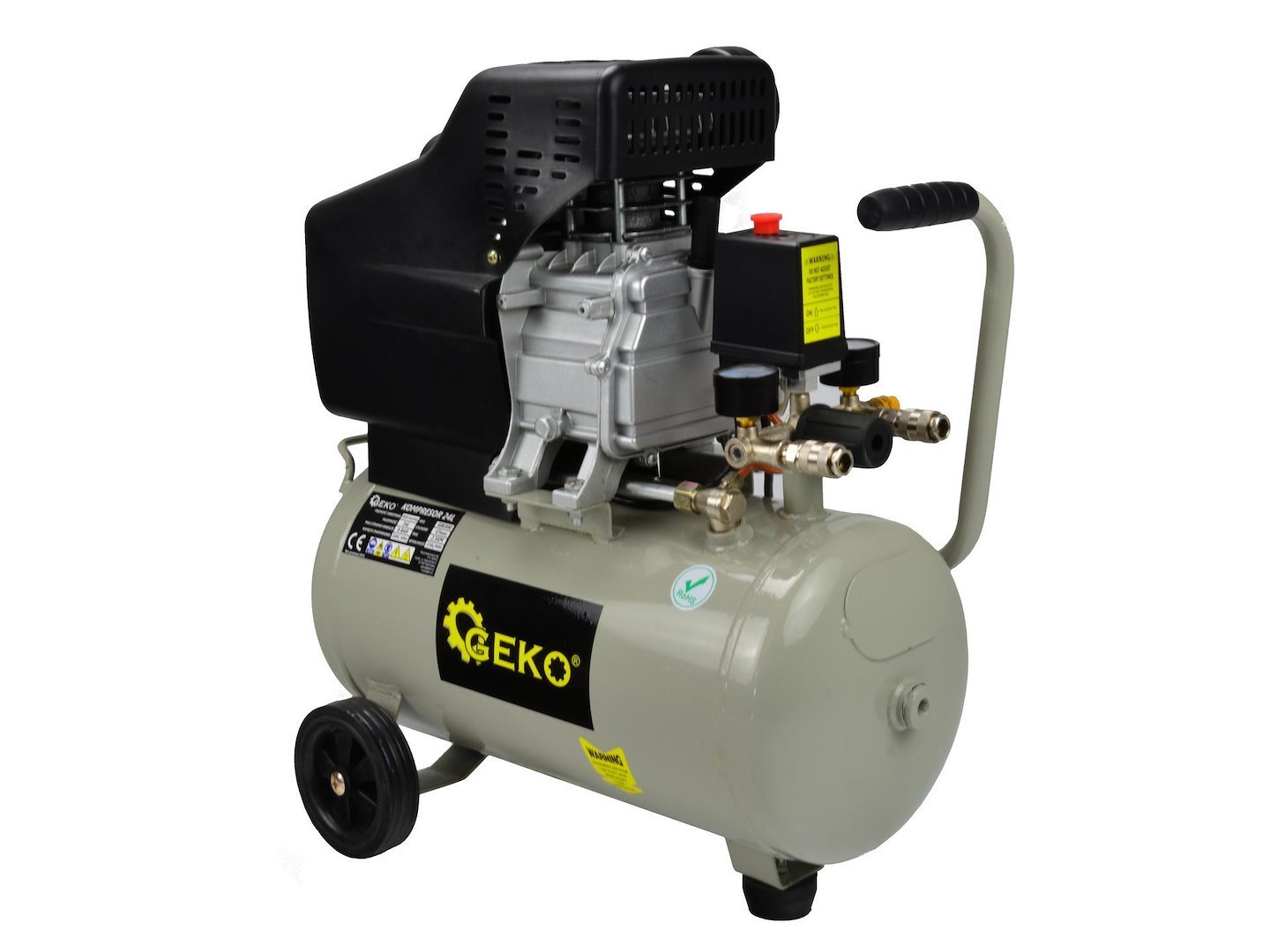 Alyvinis oro kompresorius, 24 L, 8 bar, 210 L/min GEKO G80300